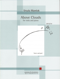 Mamlok Above Clouds Viola & Piano Sheet Music Songbook