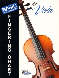 Basic Instrumental Fingering Chart Viola Sheet Music Songbook