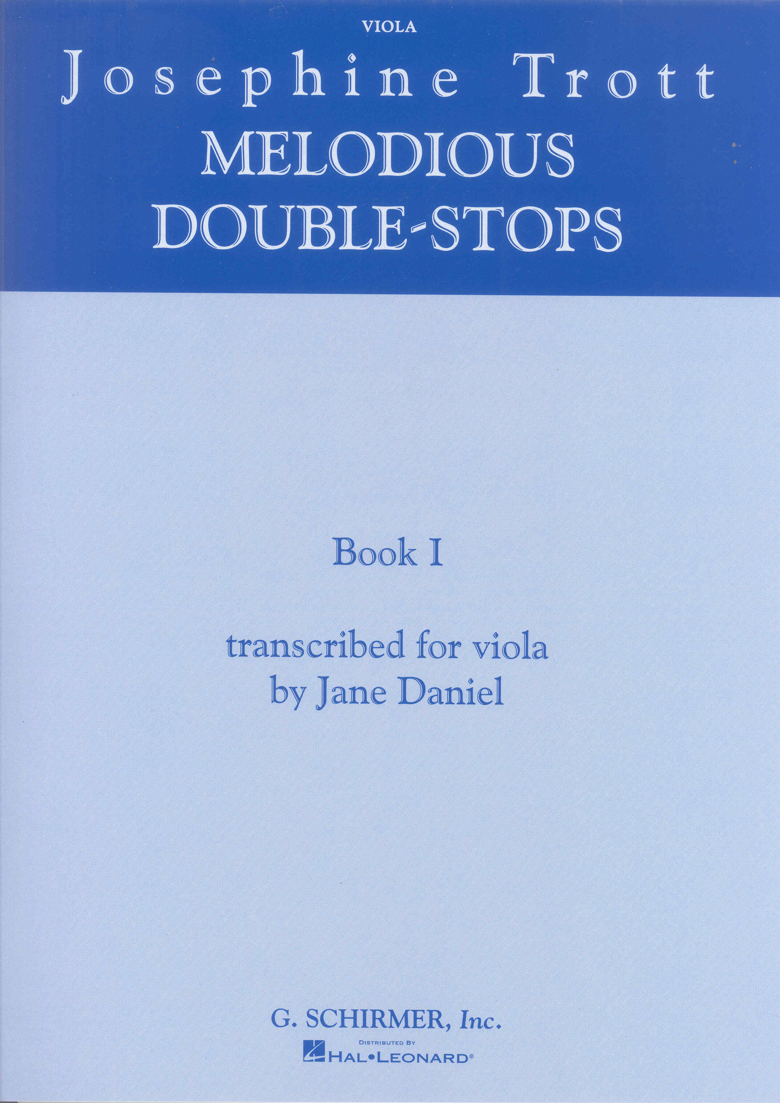Trott Melodious Double Stops Book 1 Viola Sheet Music Songbook