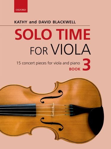 Solo Time For Viola Blackwell Book 3 Sheet Music Songbook