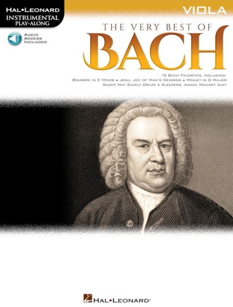 Very Best Of Bach Instrumental Viola + Online Sheet Music Songbook
