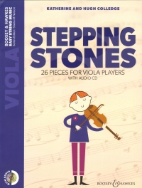 Stepping Stones Viola Colledge + Cd Sheet Music Songbook