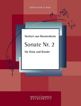 Von Hannenheim Sonate Nr. 2 Fur Viola Und Klavier Sheet Music Songbook