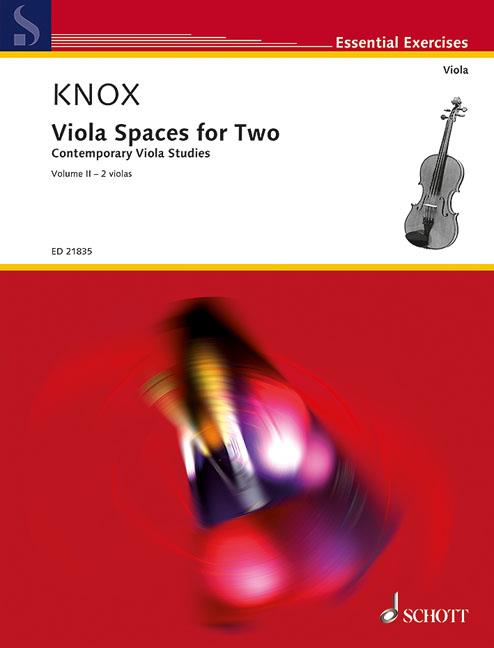 Knox Viola Spaces For Two Contemp Viola Studies Sheet Music Songbook