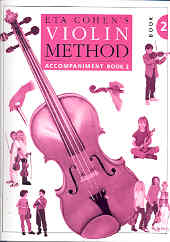 Eta Cohen Violin Method Book 2 Accompaniment Sheet Music Songbook