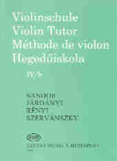 Sandor Violin Tutor/method Vol 4b Sheet Music Songbook