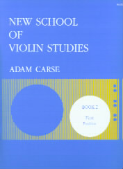 Carse New School Of Violin Studies Book 2 Sheet Music Songbook