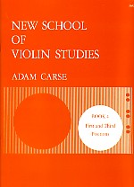 Carse New School Of Violin Studies Book 4 Sheet Music Songbook
