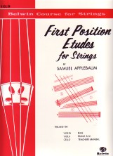 First Position Etudes For Strings Violin Sheet Music Songbook