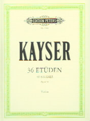 Kayser Studies Op20 Violin Complete Sheet Music Songbook