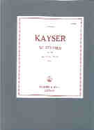 Kayser Studies 36 Opus 20 Book 2 Violin Sheet Music Songbook