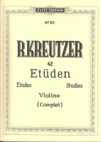 Kreutzer 42 Studies (complete) Violin Sheet Music Songbook
