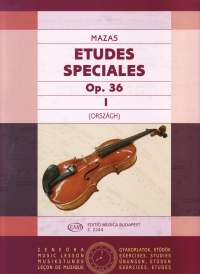 Mazas Studies Book 1 Op36 Violin Sheet Music Songbook