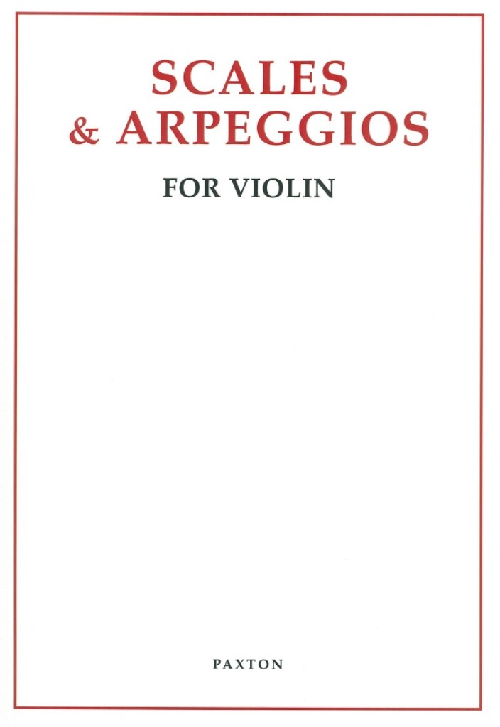 Scales & Arpeggios Violin Sheet Music Songbook
