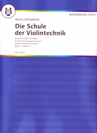 Schradieck School Of Violin Technique Book 1 Sheet Music Songbook