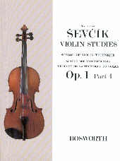 Sevcik Op1 Part 4 School Of Violin Technic Sheet Music Songbook