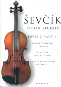 Sevcik Op2 Part 4 School Of Bowing Technic Violin Sheet Music Songbook