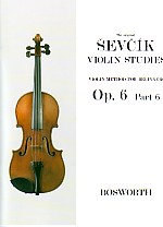 Sevcik Op6 Part 6 Studies Violin Sheet Music Songbook
