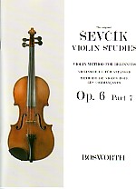 Sevcik Op6 Part 7 Studies Violin Sheet Music Songbook