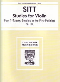 Sitt Studies (100) Op32 Book 1 Violin Sheet Music Songbook