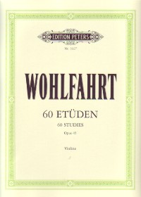 Wohlfahrt Op45 60 Studies Violin Sheet Music Songbook