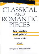 Classical & Romantic Pieces Book 1 Forbes Violin Sheet Music Songbook