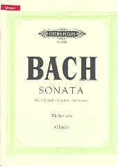 Bach Sonata No 1 Gmin Bwv1001 Flesch Violin Solo Sheet Music Songbook