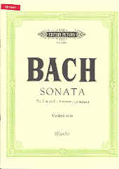 Bach Sonata No 2 Amin Bwv1003 Flesch Violin Solo Sheet Music Songbook