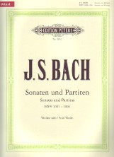 Bach Sonatas & Partitas (6) Violin Solo Rostal Sheet Music Songbook