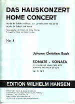 Bach Sonata Op18 No 1 Violin Sheet Music Songbook