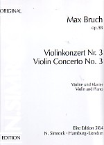 Bresgen 3 Fantasies Solo Violin Sheet Music Songbook