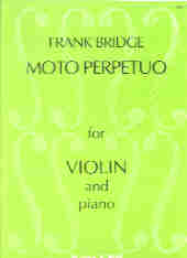 Bridge Moto Perpetuo Violin Sheet Music Songbook