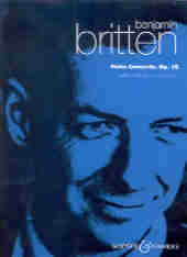 Britten Concerto Op 15 Violin & Piano Sheet Music Songbook