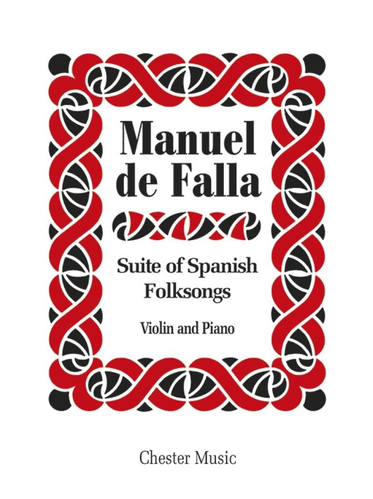 Falla Suite Of Spanish Folksongs (suite Populaire) Sheet Music Songbook