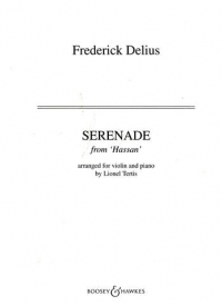 Delius Serenade From Hassan Violin Sheet Music Songbook
