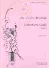 Dvorak Romantic Pieces (4) Op75 Violin & Piano Sheet Music Songbook