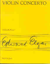 Elgar Concerto Op61 Violin & Piano Reduction Sheet Music Songbook