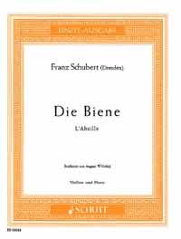 Schubert Die Biene (labeille) Violin Sheet Music Songbook