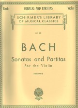 Bach Sonatas & Partitas (6) Violin Solo Herrmann Sheet Music Songbook