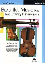 Beautiful Music For Two String Insts Vol 4 Violin Sheet Music Songbook