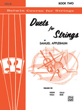 Duets For Strings Book 2 Violin Applebaum Sheet Music Songbook
