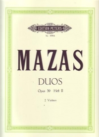Mazas Duets Book 2 Op39 Violin Sheet Music Songbook