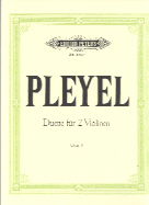Pleyel Duets (6 Easy) Op8 Herrmann 2 Violins Sheet Music Songbook