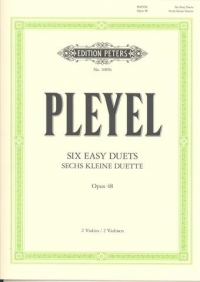 Pleyel Duets (6) Op48 2 Violins Sheet Music Songbook