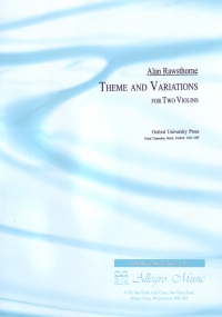 Rawsthorne Theme Variations 2 Violins Sheet Music Songbook