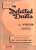 Selected Duets Vol 2 Whistler Violin Sheet Music Songbook