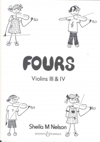 Fours Nelson Violin 3&4 Parts Sheet Music Songbook