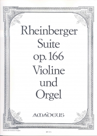 Rheinberger Suite Op166 Violin & Organ Sheet Music Songbook