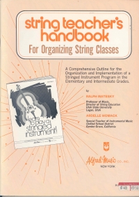 String Teachers Handbook For Organizing Str Class Sheet Music Songbook