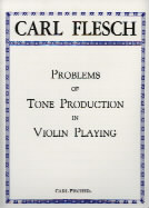 Problems Of Tone Production Violin Flesch Sheet Music Songbook